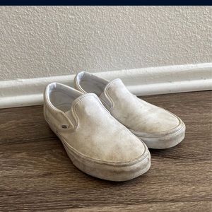 Vans slip on - white size 7.5